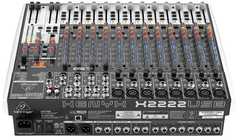 Мікшерний пульт Behringer Xenyx X2222USB 22135 фото