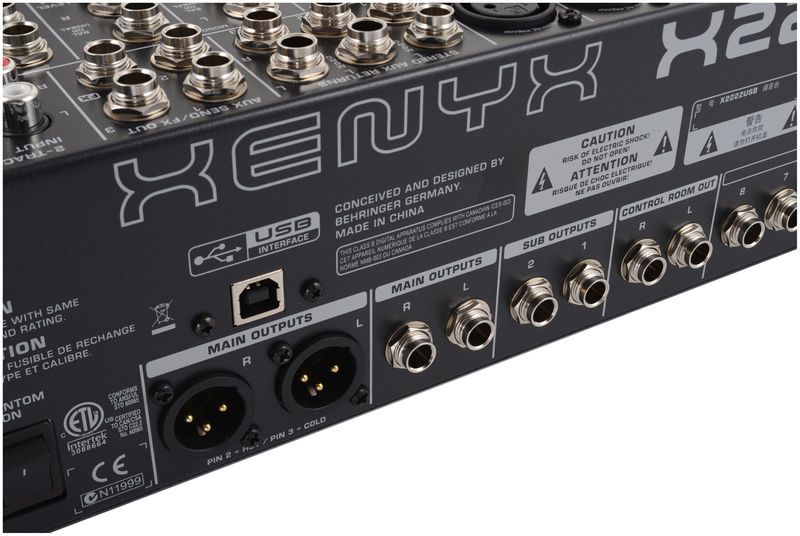 Микшерный пульт Behringer Xenyx X2222USB 22135 фото