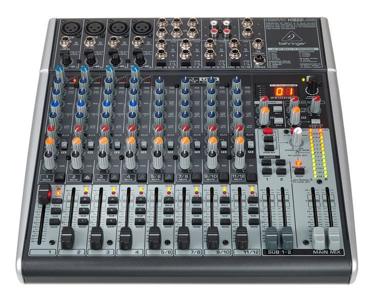 Мікшерный пульт Behringer XENYX X1622USB 22233 фото