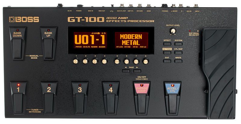 Процессор эффектов для электрогитары BOSS GT-100 20986 фото