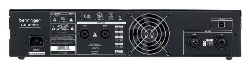 Усилитель мощности Behringer NX3000D 23393 фото