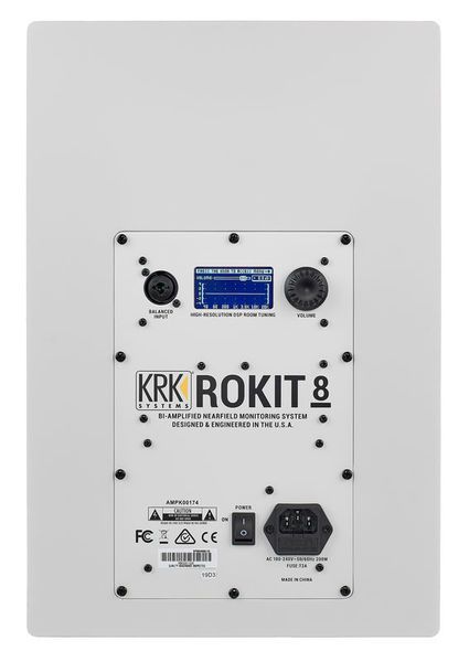 Студійний монітор KRK Rokit RP8 G4 White Noise (білий колір) 23356 фото