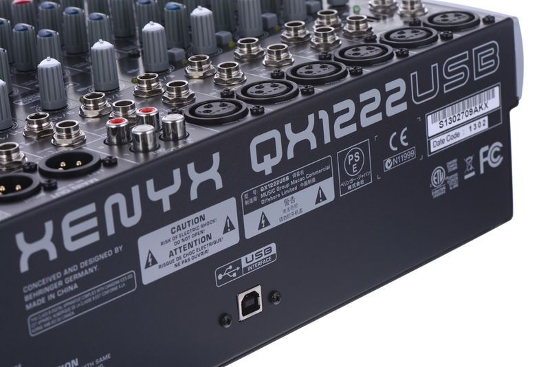 Мікшерний пульт Behringer XENYX QX1222USB 22160 фото