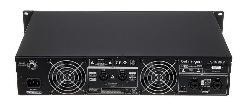 Усилитель мощности Behringer NX6000 23375 фото