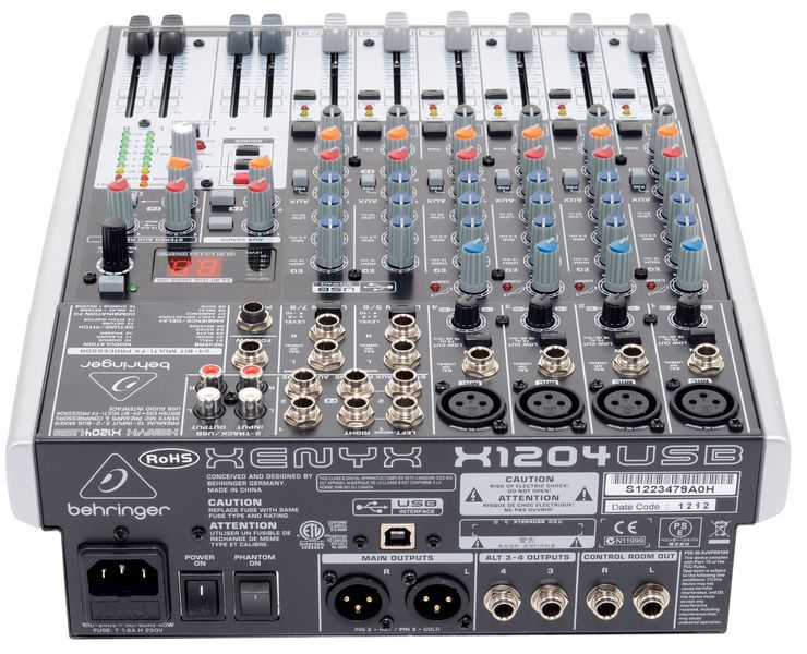 Микшерный пульт Behringer XENYX X1204USB 22124 фото